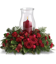 Holiday Glow Centerpiece from Visser's Florist and Greenhouses in Anaheim, CA